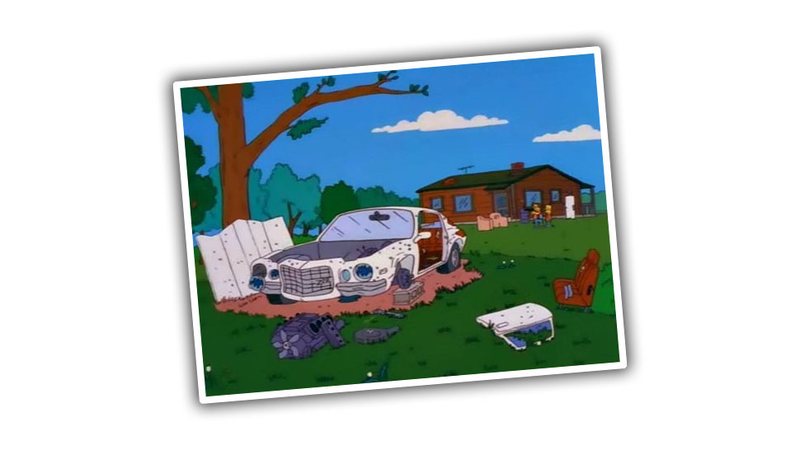 Illustration for article titled A Guide To Every Real-World Car Used In The Simpsons